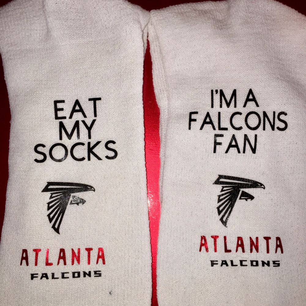 Atlanta Falcons Pair of Socks “I’M A FALCONS FAN - Picture 2 of 3